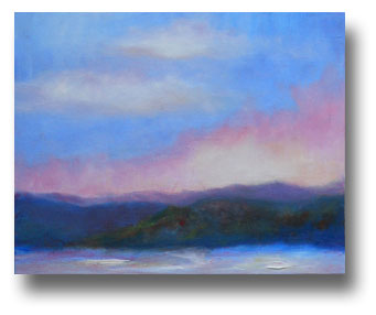 NH sunrise - peach skies - 3 feb 2011