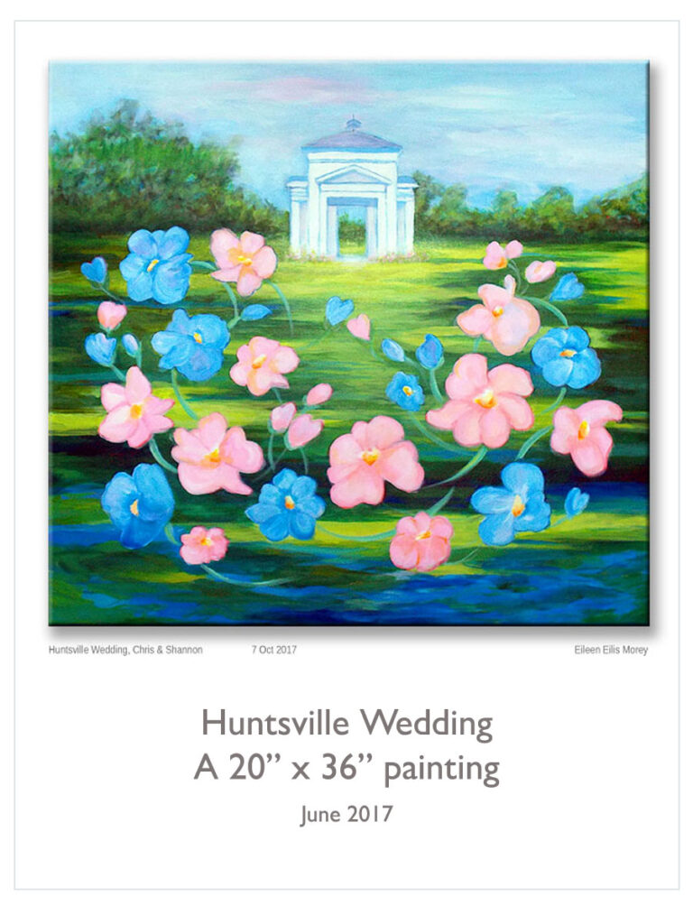 Huntsville Wedding painting - by Eileen Morey