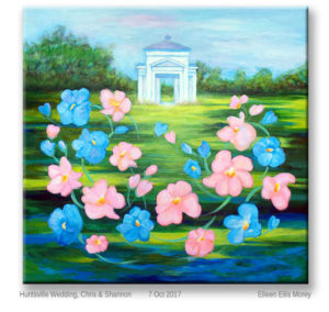 Huntsville (AL) wedding painting, Chris & Shannon