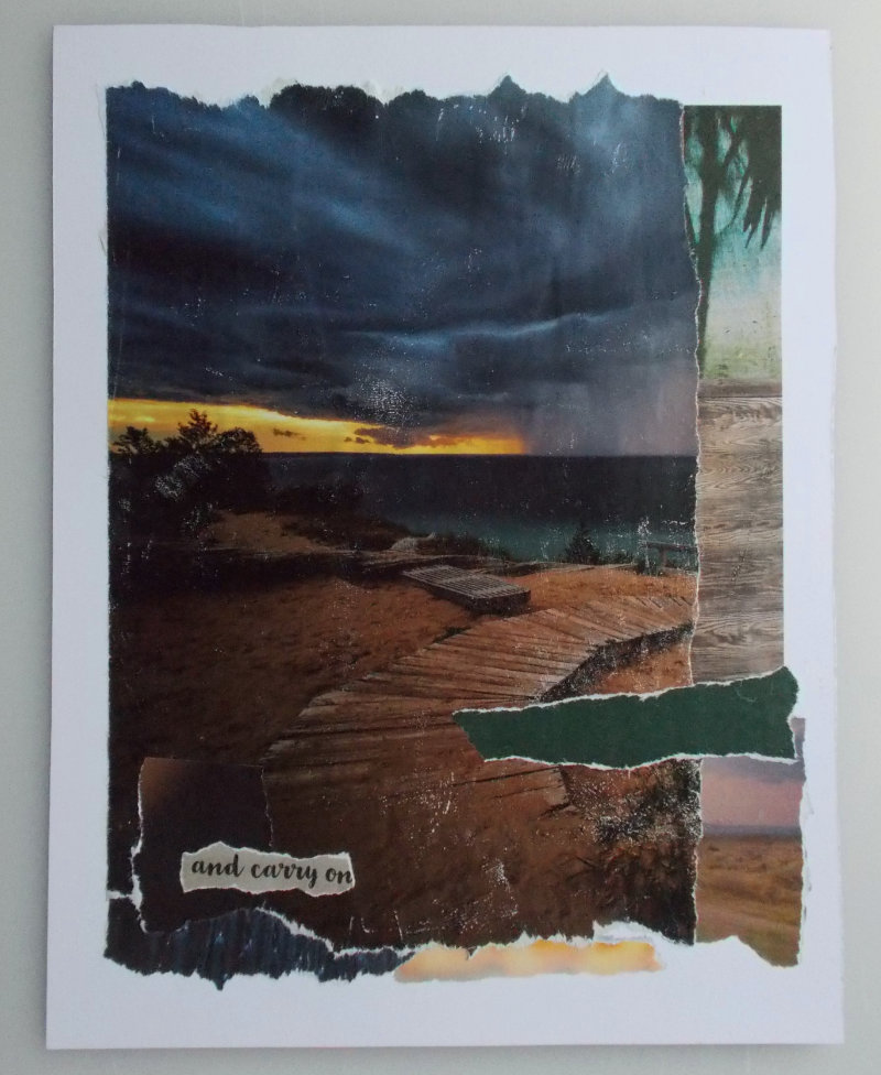 And carry on... collage about a world in transition