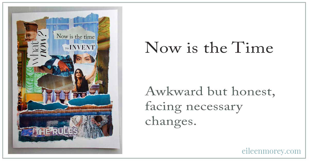 Now Is The Time – Torn Paper Collage with Artist’s Notes